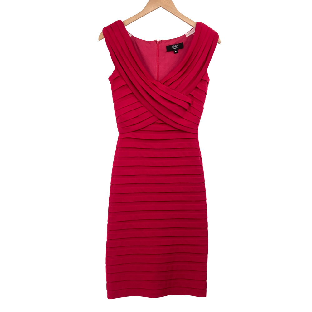 Tadashi Shoji Collection XS Watermelon Bandage Dress Bodycon Cocktail Party